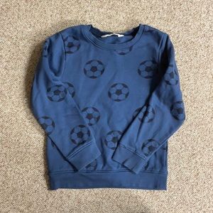 Soccer themed sweatshirt